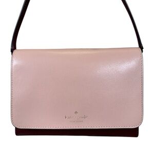 Kate Spade Blush and Burgundy Shoulder Bag